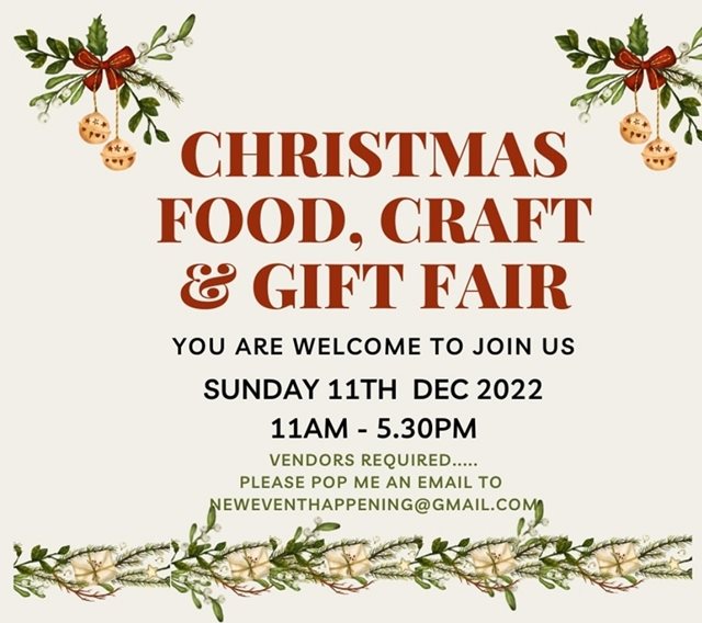 The Well Moate Christmas Food, Craft & Gift Fair 11th Dec 2022 