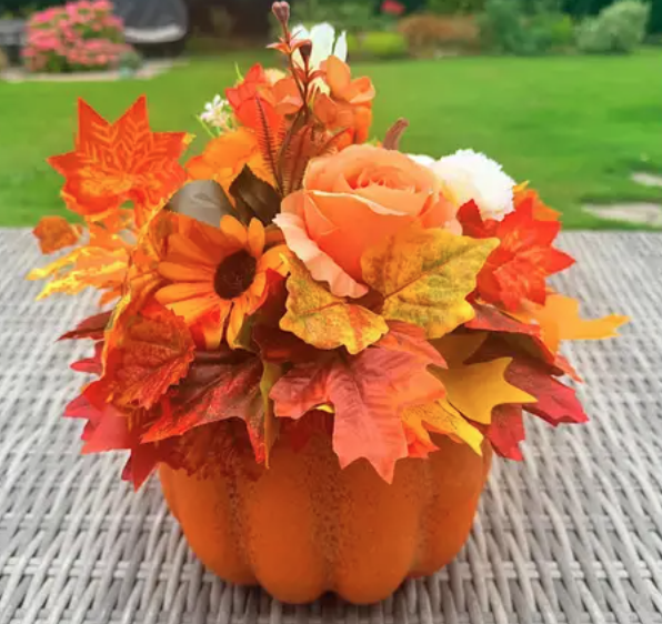Autumn Pumpkin Flower Arrangement Workshop