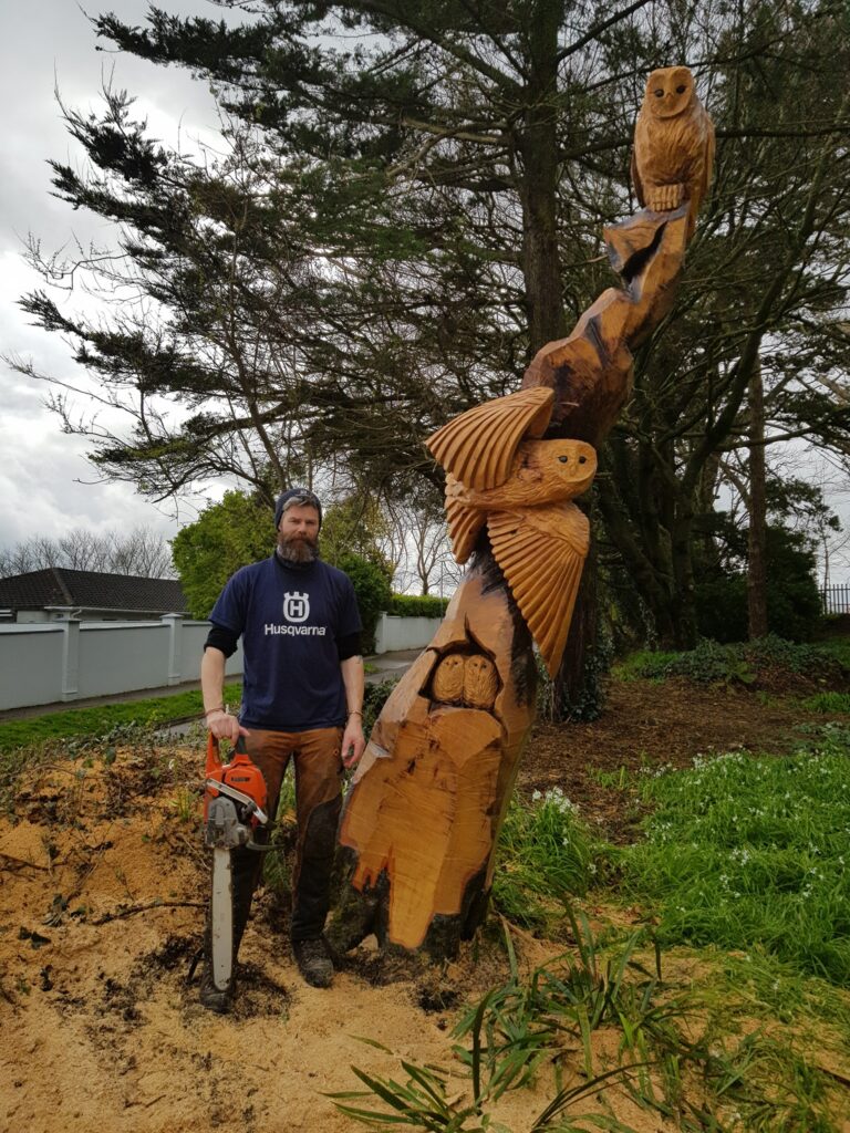 Richie Clarke’s exhibition, Atrium County Buildings Mullingar– Hidden in Wood II 