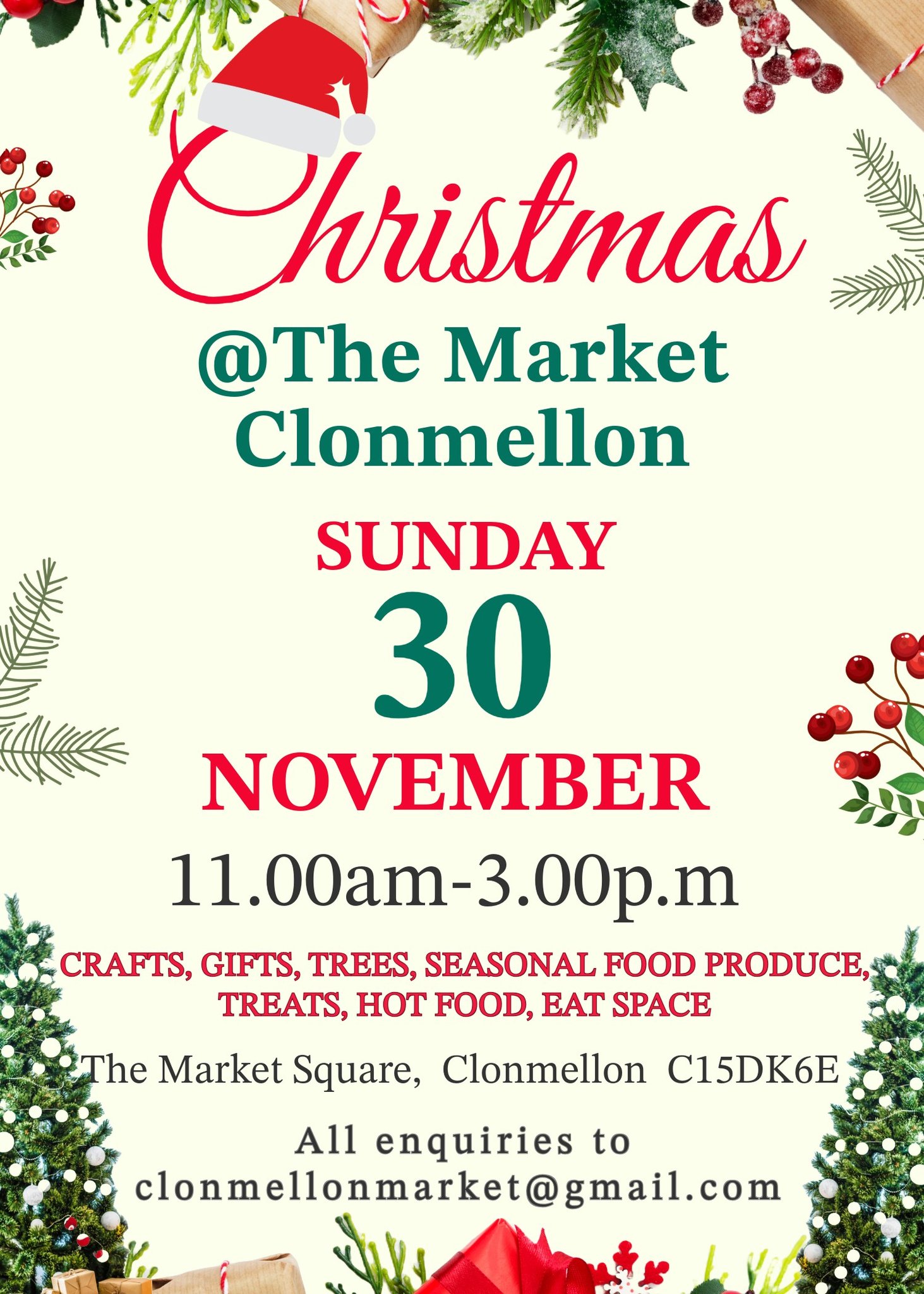 Christmas @ The Market Clonmellon 30 November 2025