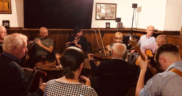 Trad Session in Fox's Loughnavalley